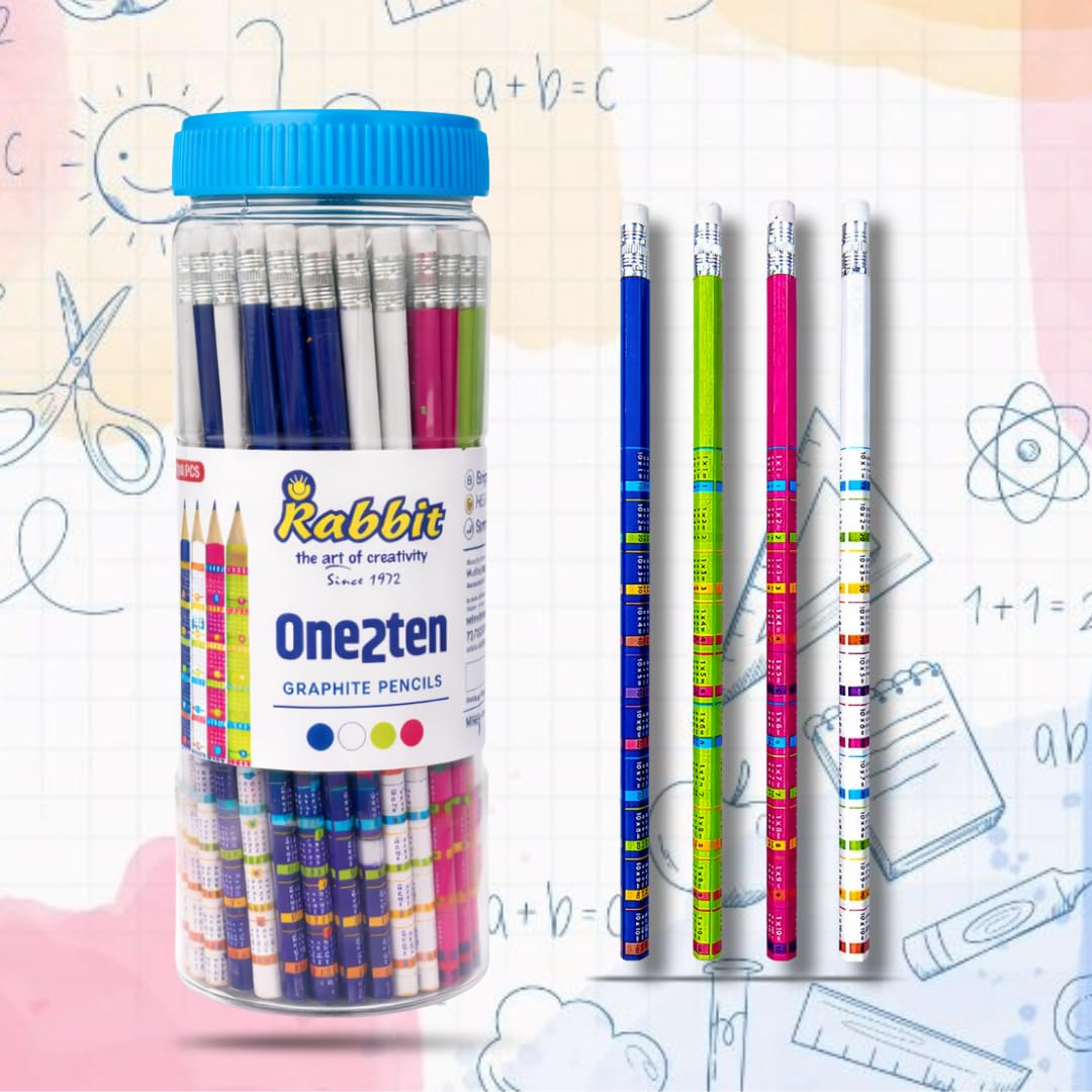 ONE 2 TEN PENCILS (50pcs)
