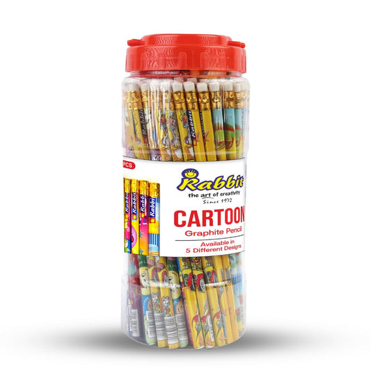 Cartoon picture Hb penci, Extra Dark Pencils (Pack of 100