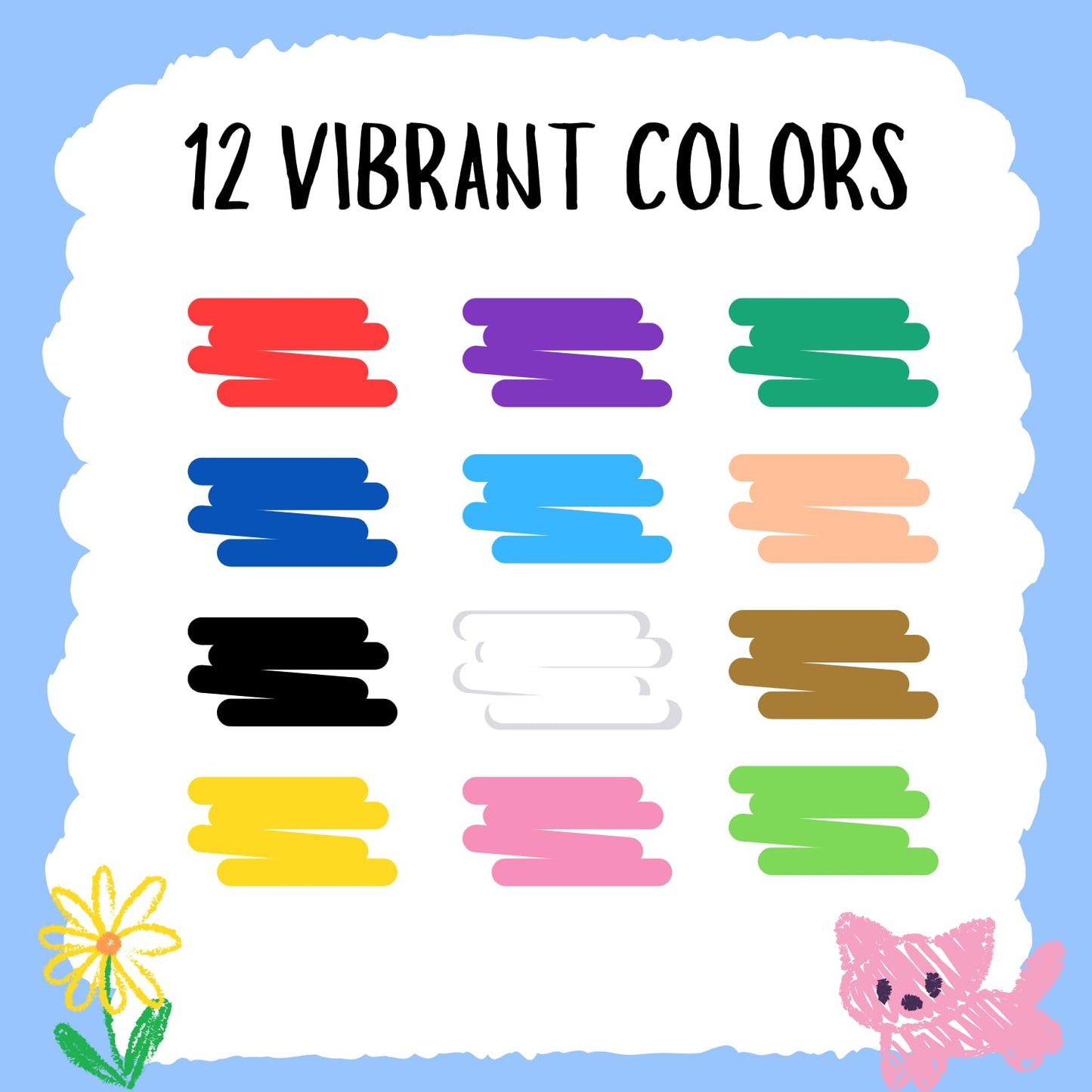 Acrylic Paint Markers - Set of 12