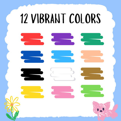 Acrylic Paint Markers - Set of 12