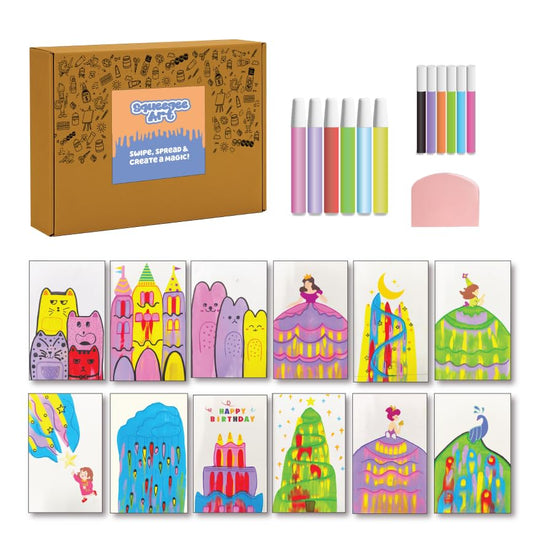 Squeegee & Scratch Art Kit