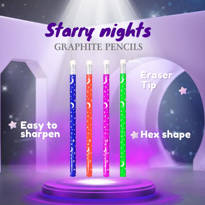 Starry Night Pencils (Pack of 100)
