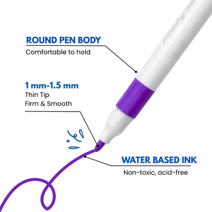 Acrylic Paint Markers - Set of 12
