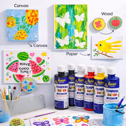 Tempera Color-500ML-6 pack (Neon Combo)