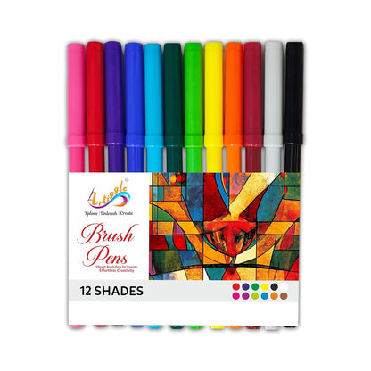 12 Shades Brush Pen Pack
