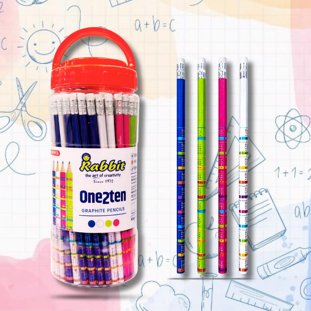 ONE 2 TEN PENCILS (100pcs)