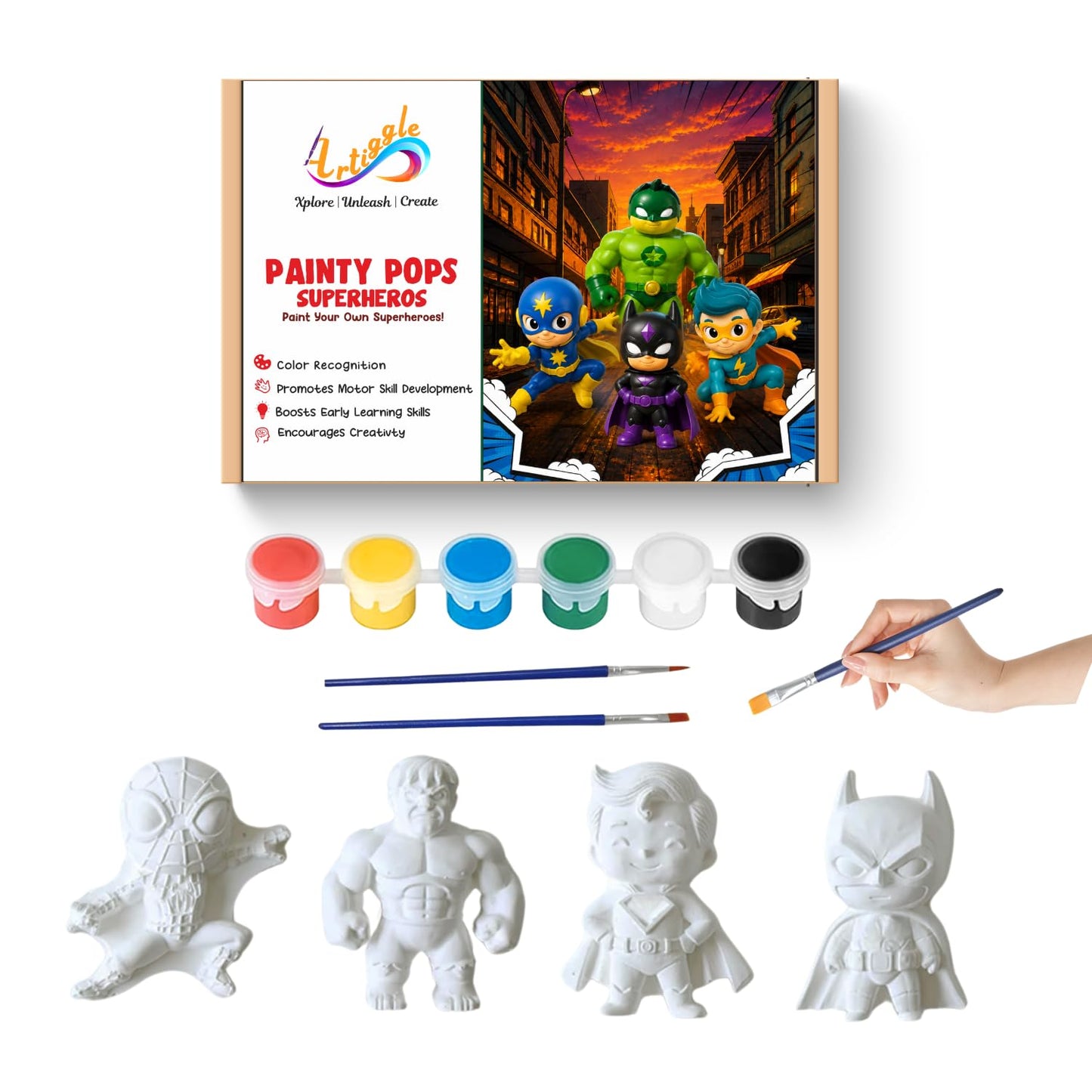 PaintyPOPs-SuperHeroes Edition