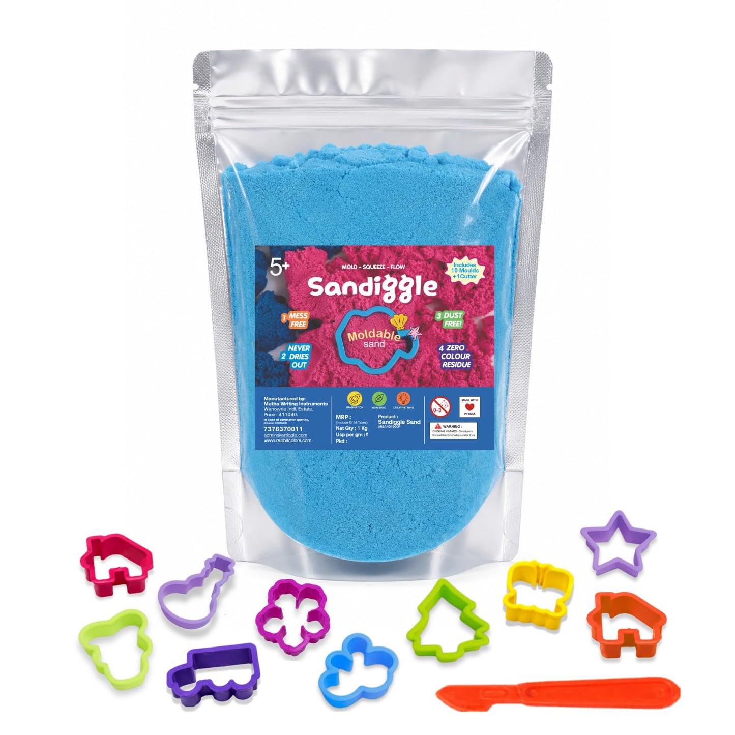 Blue 1 Kg  Wonder Sand