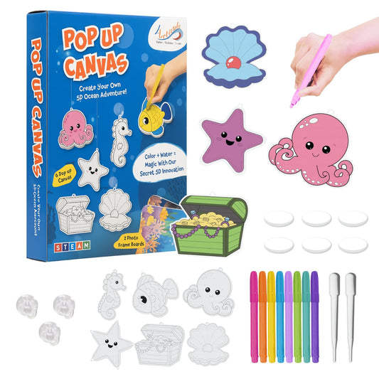 Pop-Up Canvas 3D Art Kit