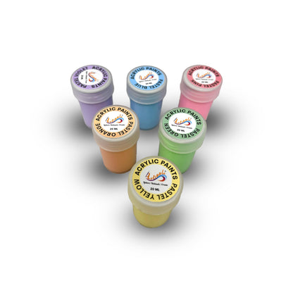 Acrylic  Pastel Colours | 6 Colours x 20 ml (Pastel)