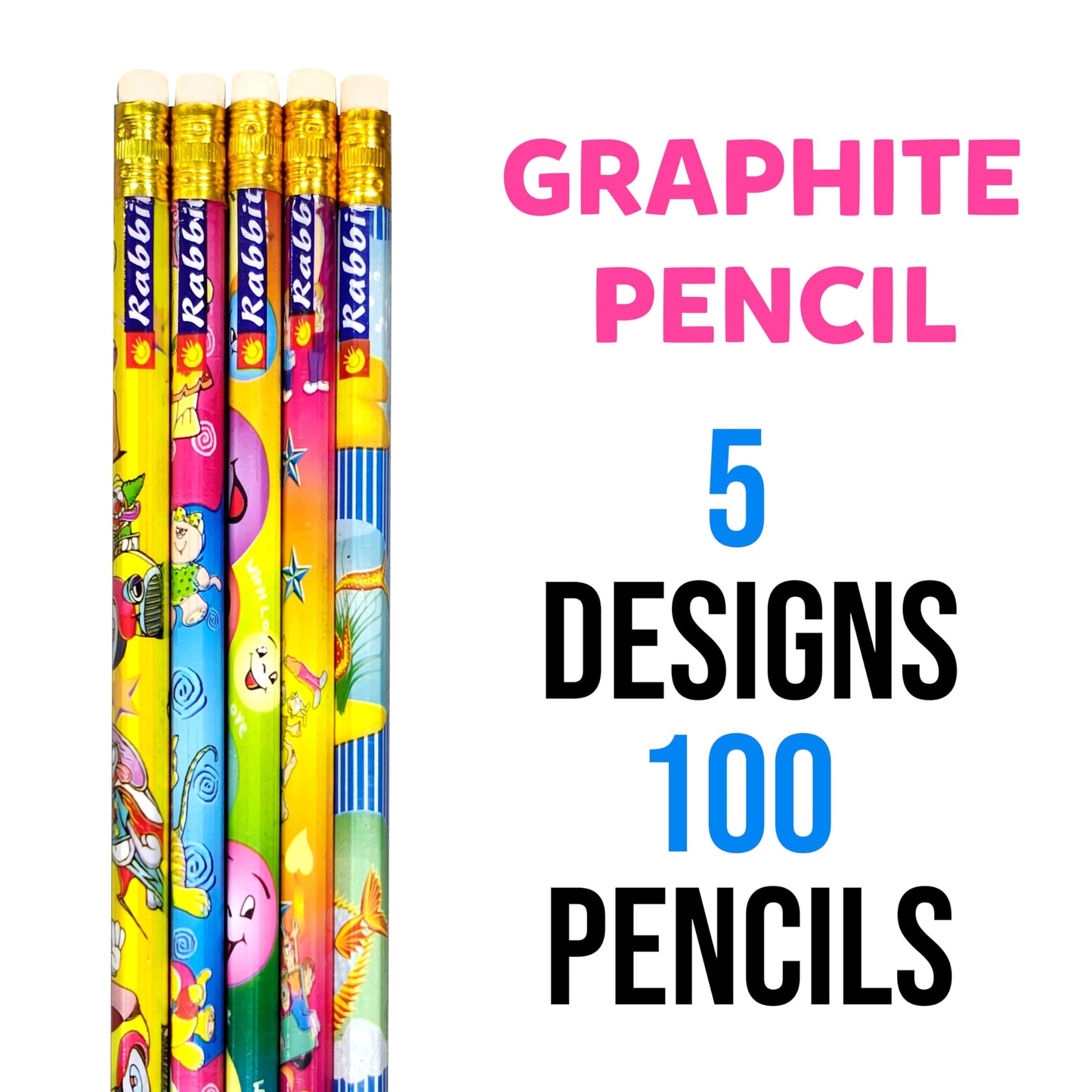 Cartoon picture Hb penci, Extra Dark Pencils (Pack of 100