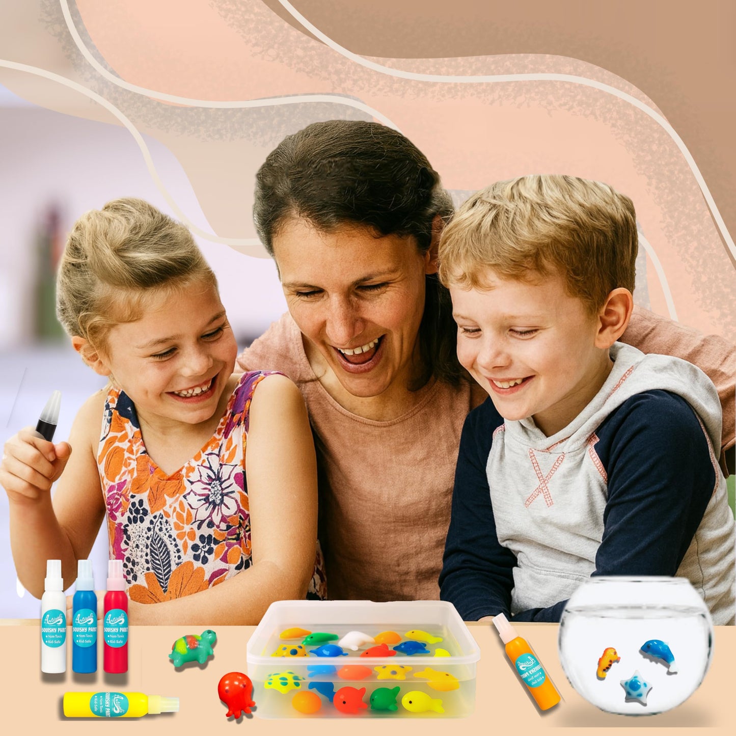 Squish N Splash 3D Art Kit