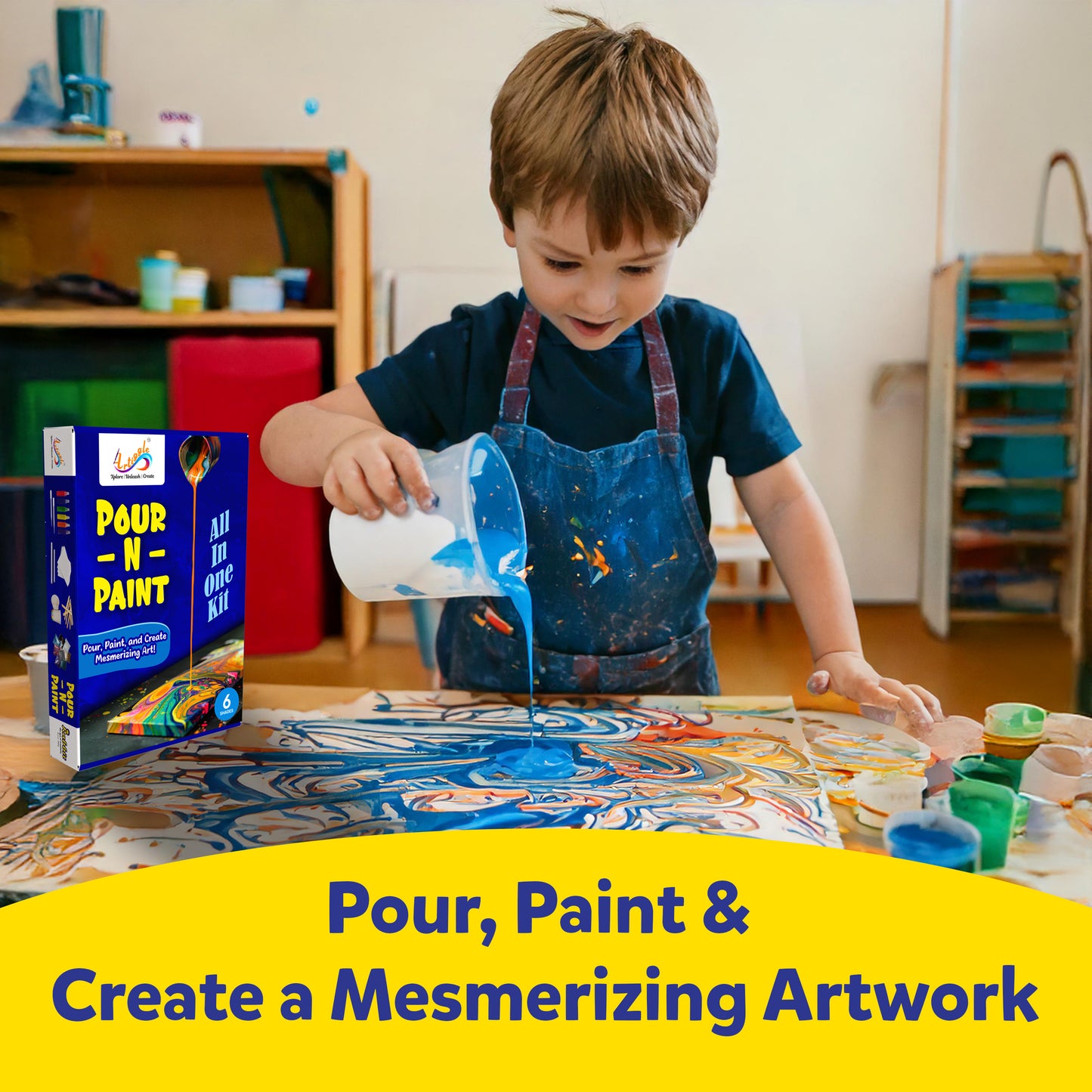 pour painting kit artiggle