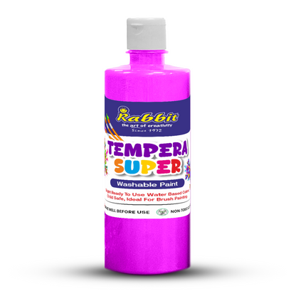 Pink tempera colours