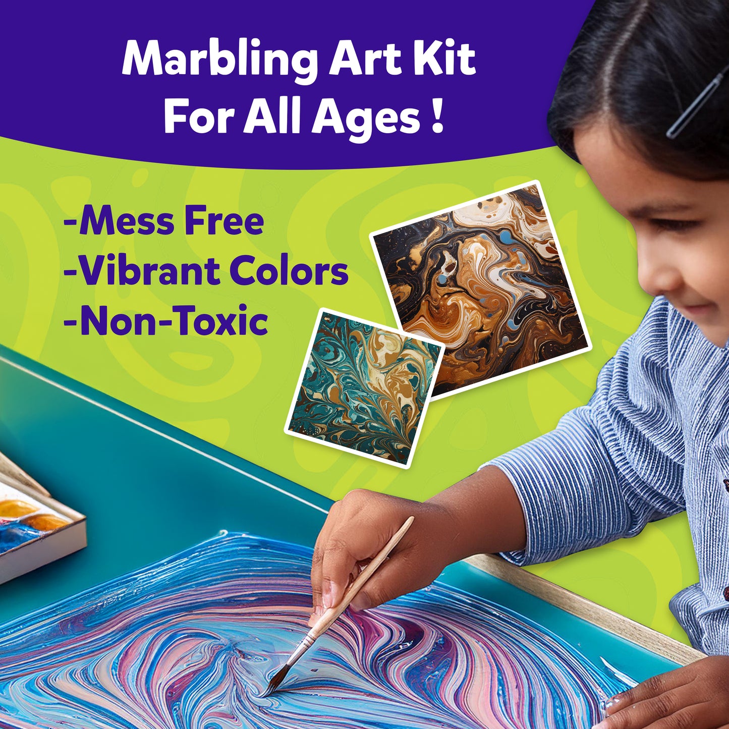 marbling art kit for all ages