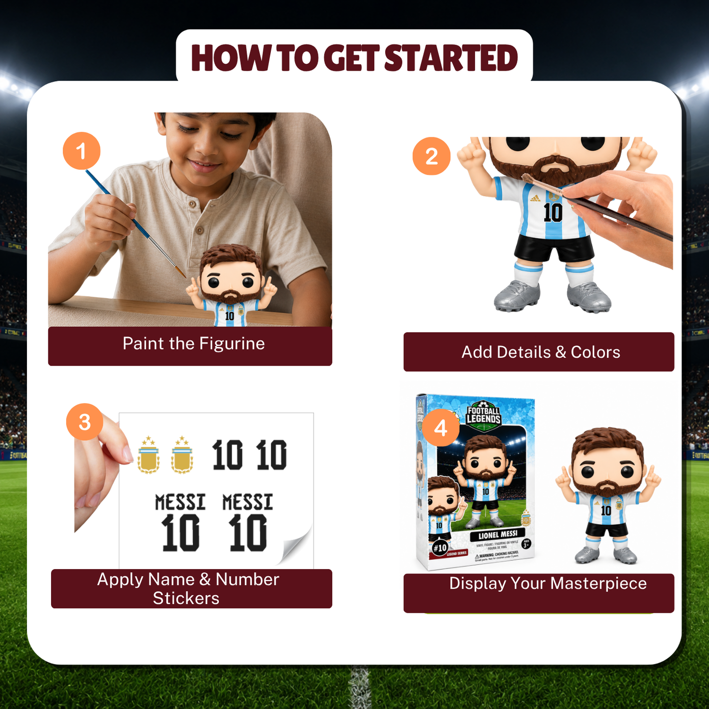 POPS Lionel Messi DIY Figurine