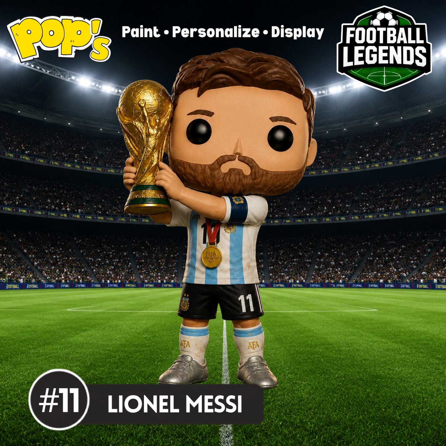 POPS Lionel Messi DIY Figurine