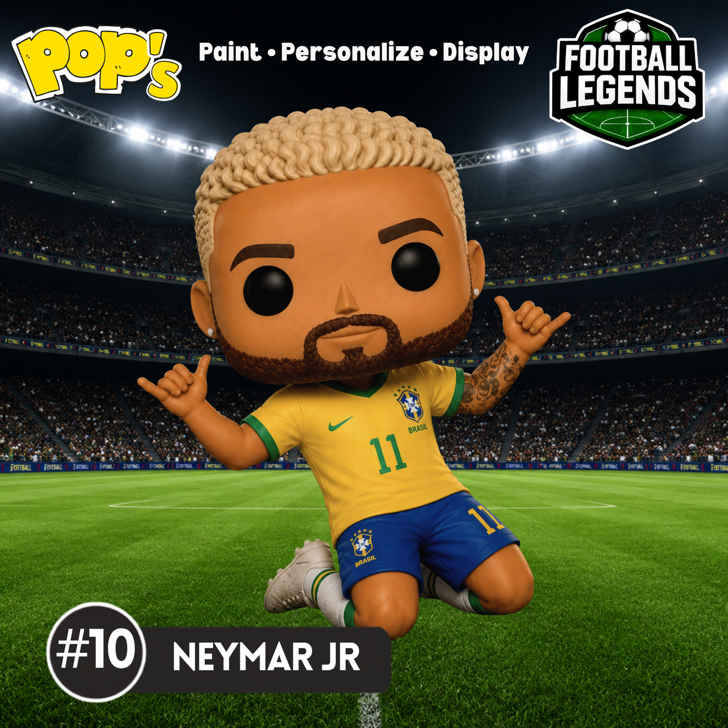 POPS Neymar Jr. DIY Figurine