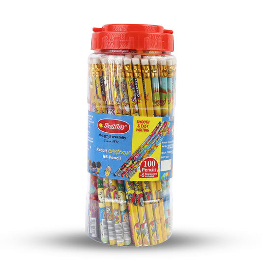 rabbit cartoon hb pencils