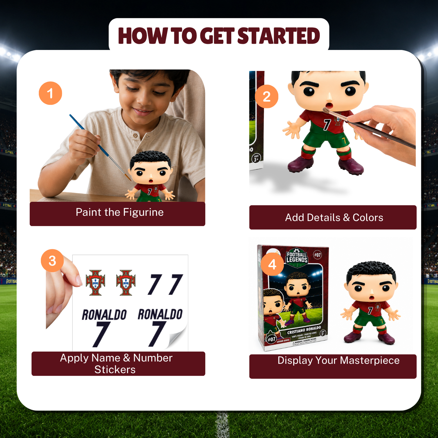 POPS Cristiano Ronaldo DIY Figurine