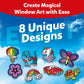 window art paint kit 8 unique designs