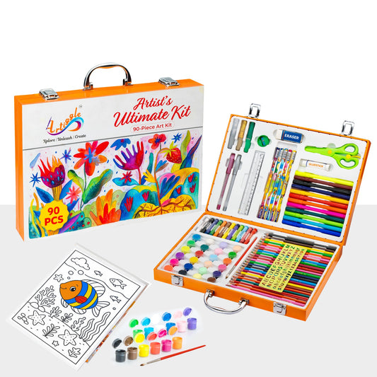Artiggle 90 Piece Ultimate Art Kit