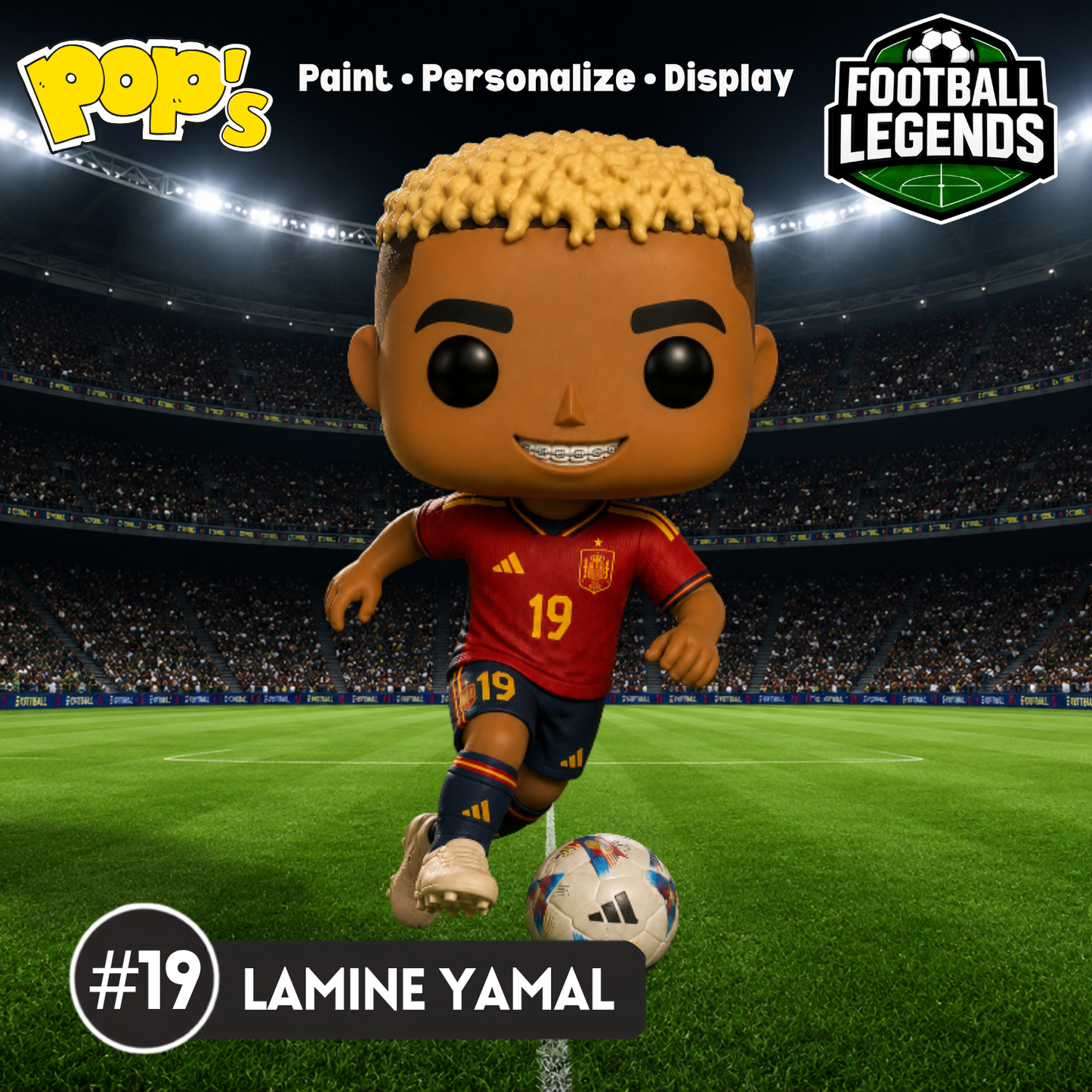 POPS Lamine Yamal DIY Figurine