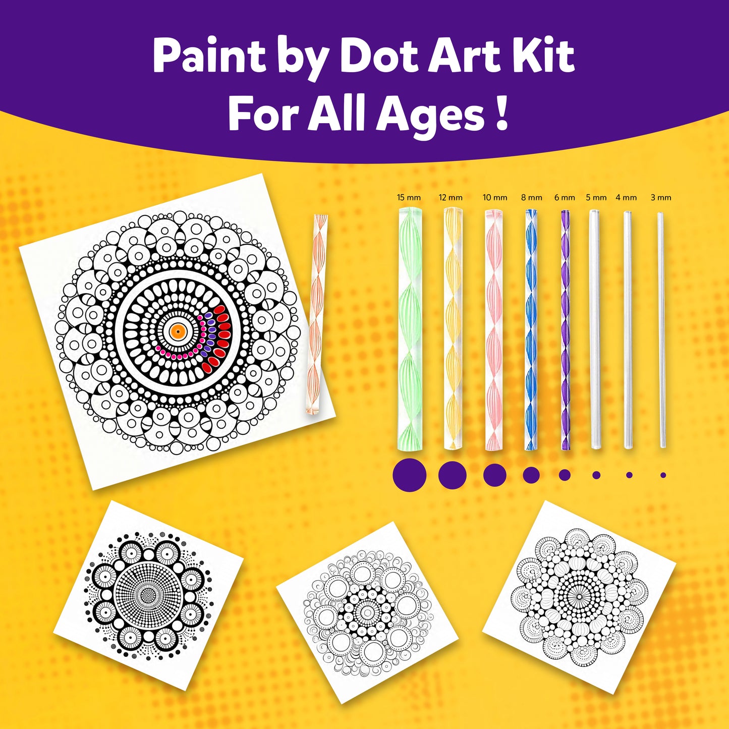 paint by dot art kit