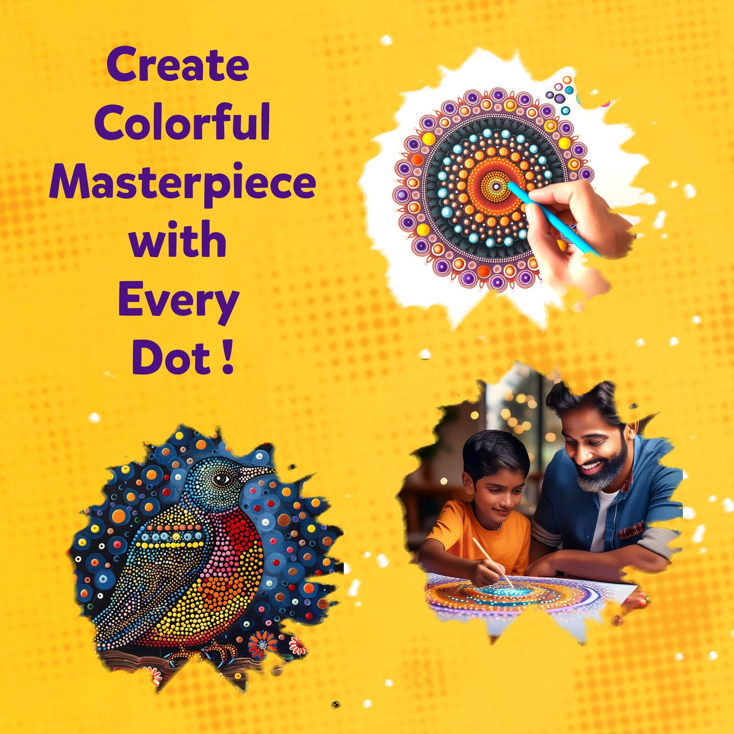 dot painting kit