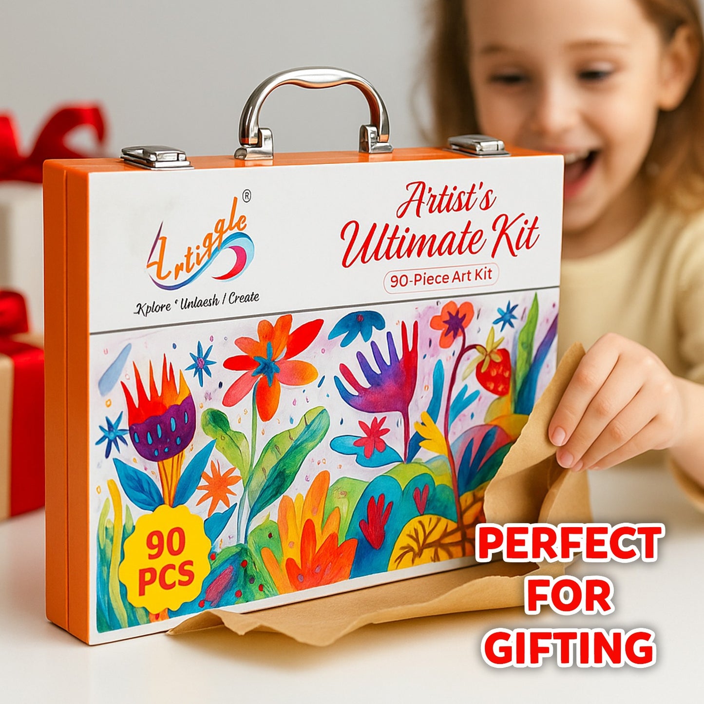 Artiggle 90 Piece Ultimate Art Kit