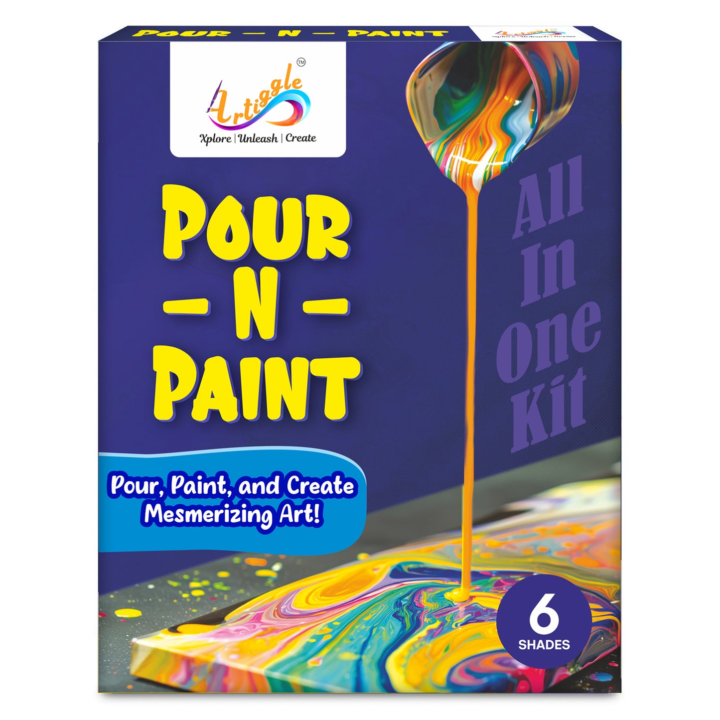 pour painting kit