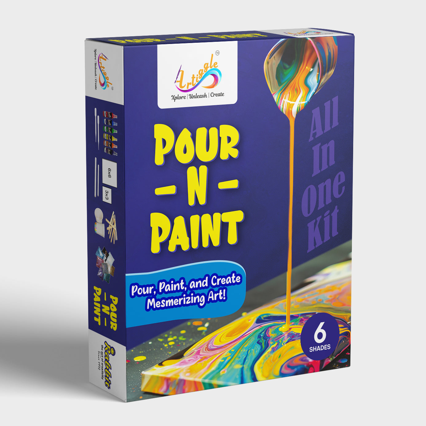 pour painting kit