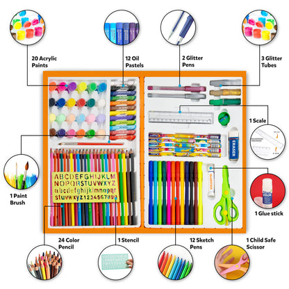 90 Piece Ultimate Art Kit